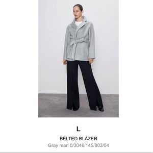 Zara belted jacket